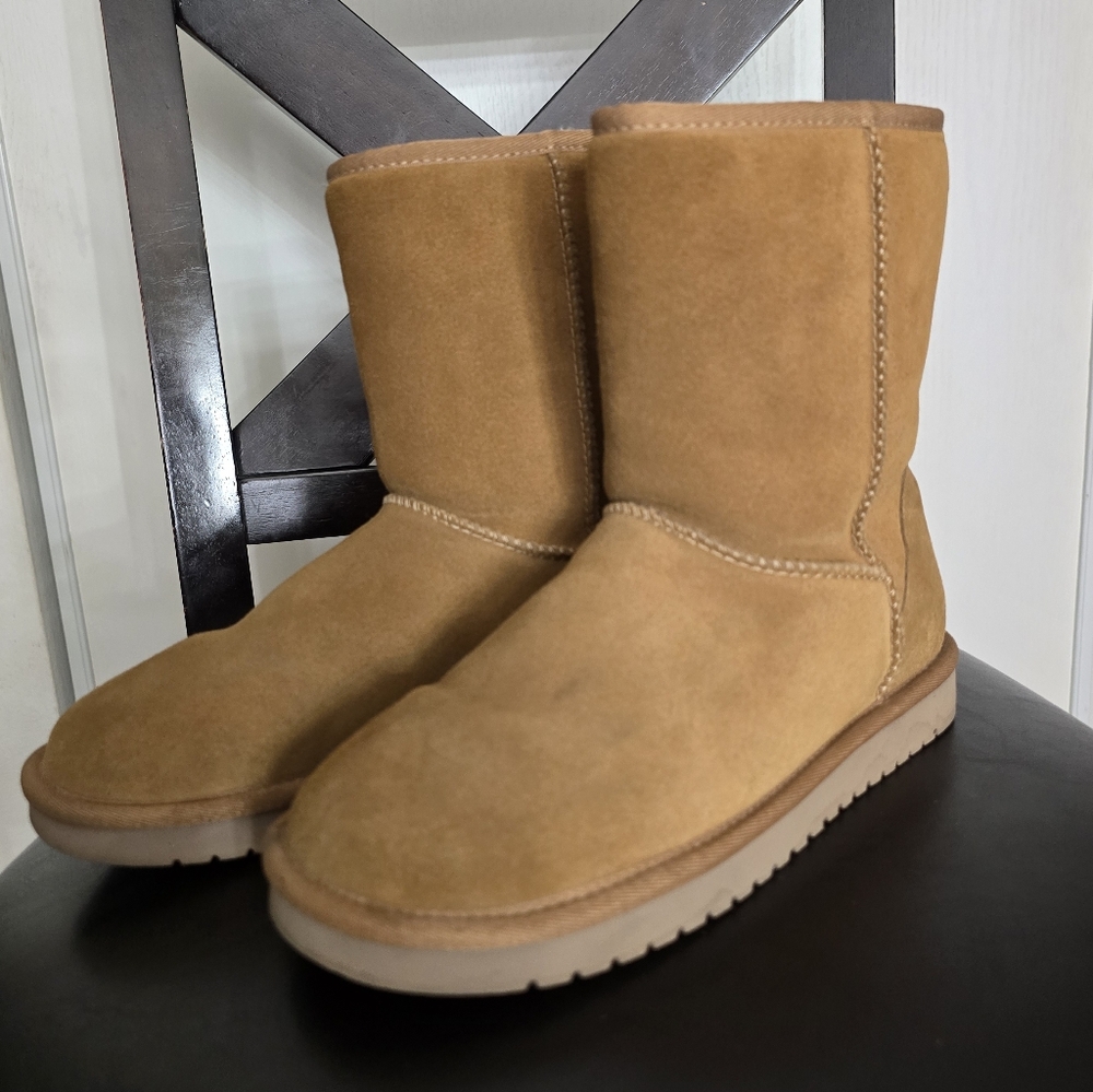 Koolaburra By UGG Beige Shearling Boots